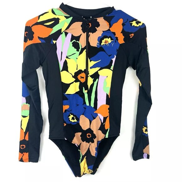 Roxy Womens Rashguard New Panels Detail X-Small